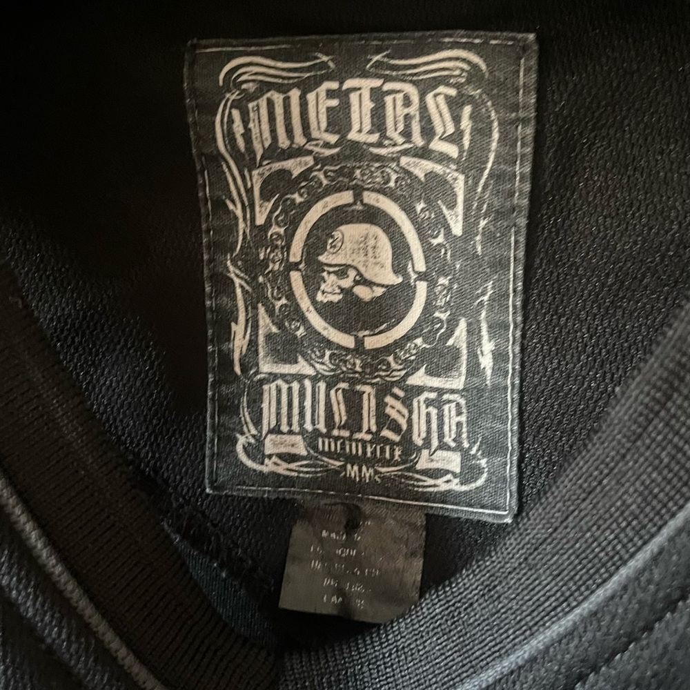 Metal Mulisha Black Shirt with Logo Emblem